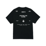OBEY AROUND THE GLOBE PIGMENT SS PIGMENT TRUE VINTAGE BLACK