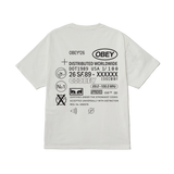 OBEY CODE SS PIGMENT VINTAGE WHITE