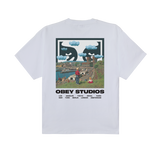 OBEY SKY FACE SS WHITE