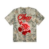OBEY AIRBRUSHED SS LEAF CAMO