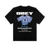 OBEY SOUND DESIGN DEPT. SS BLACK