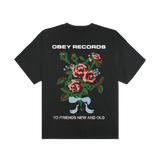 OBEY TO NEW FRIENDS AND OLD SS VINTAGE BLACK