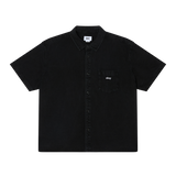 OBEY OWENS DENIM SHIRT FADED BLACK