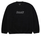 HUF H DOT POLAR FLEECE CREWNECK BLK