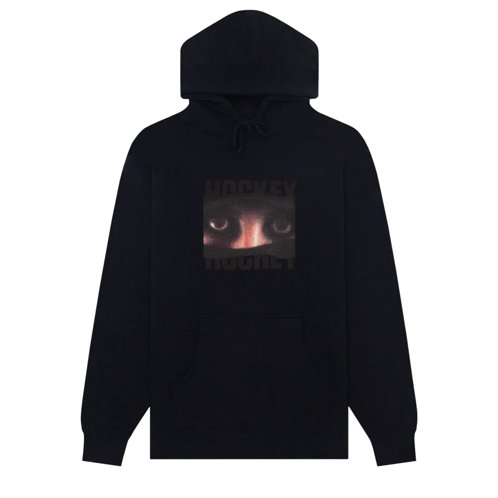 HOCKEY CRUSHED HOODIE BLK