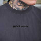 MORE AMOR OVERSIZE SS WASH GRAY