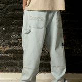 MORE AMOR DENIM CARPENTER PANT LIGHT BLUE