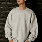 MORE AMOR WRITTEN CREWNECK GRAY