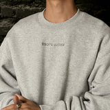 MORE AMOR WRITTEN CREWNECK GRAY