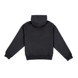 HOOD HOUSE SYMBOL SIGNAL HOODIE PIGMENT BLACK