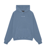 YUXUS INDIGO "CRONOS" HOODIE