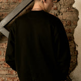 MORE AMOR WRITTEN CREWNECK BLACK