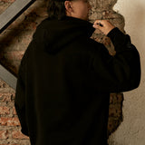 MORE AMOR WRITTEN HOODIE BLACK