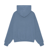 YUXUS INDIGO "CRONOS" HOODIE