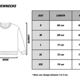 HOOD HOUSE DOUBLE HASH BROWN CREWNECK