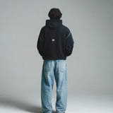HOOD HOUSE DOUBLE HASH BLACK HOODIE