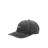 OBEY PIGMENT BOLD 6 PANEL STRAPBACK PIGMENT BLACK