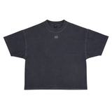 HOOD HOUSE RAW PIGMENT BLACK T-SHIRT