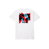 OBEY TORN POSTERS ICON CLASSIC SS WHT