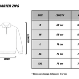 HOOD HOUSE ESSENTIAL GREY QUARTER ZIP