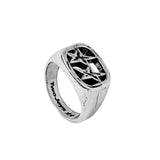 TWOJEYS FRAMED RING SILVER