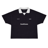 HOOD HOUSE STAR BLACK POLO