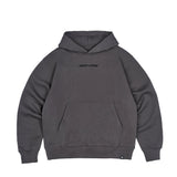 MORE AMOR WRITTEN HOODIE GRAY