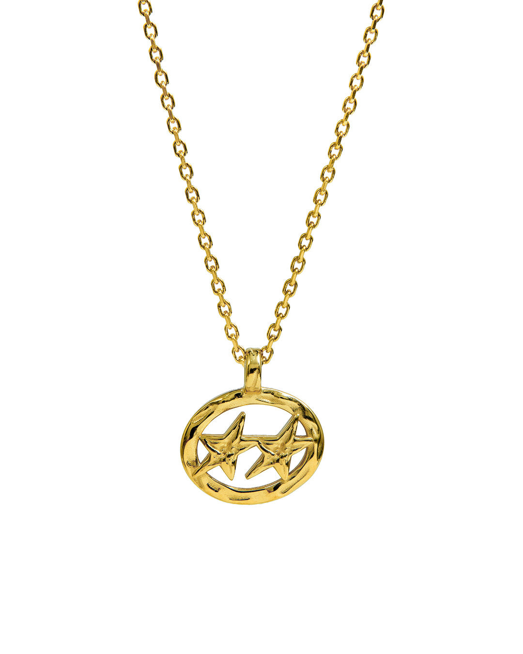 TWO JEYS SUPERSTAR GOLD NECKLACE