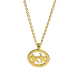 TWO JEYS SUPERSTAR GOLD NECKLACE