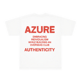 YUXUS ROUGE “AZURE” T-SHIRT