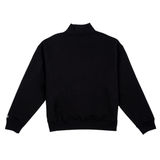 HOOD HOUSE ESSENTIAL HALF ZIP BLK