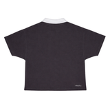 HOOD HOUSE STAR PIGMENT BLACK POLO