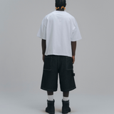 HOOD HOUSE SILENT LOGO SS WHT