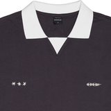 HOOD HOUSE STAR PIGMENT BLACK POLO