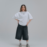 HOOD HOUSE SILENT LOGO SS WHT
