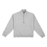 HOOD HOUSE LOWKEY HALF ZIP LIGHT GREY