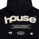 HOOD HOUSE SYSTEM HOODIE BLK