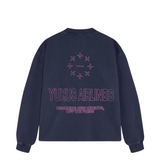 YUXUS ASPHALT "VOYAGER" CREWNECK