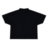 HOOD HOUSE ESSENTIAL BLACK POLO