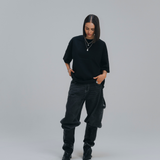 HOOD HOUSE ESSENTIAL SS BLK