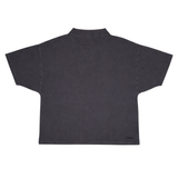 HOOD HOUSE ESSENTIAL PIGMENT BLACK POLO