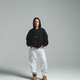 HOOD HOUSE ESSENTIAL BLACK QUARTER ZIP