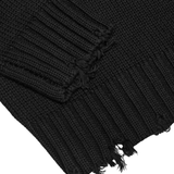 HOOD HOUSE DISTRESSED BLACK KNITWEAR
