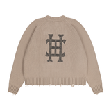 HOOD HOUSE DISTRESSED SAND KNITWEAR