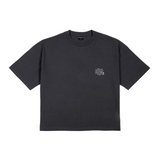 HOOD HOUSE TRIPLE STAR SS PIGMENT BLK