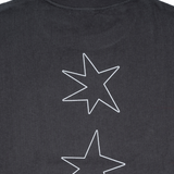 HOOD HOUSE TRIPLE STAR SS PIGMENT BLK
