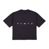 HOOD HOUSE SYMBOL SIGNAL SS PIGMENT BLK