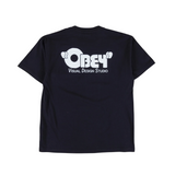 OBEY VISUAL DESING STUDIO HW SS VINTAGE BLK
