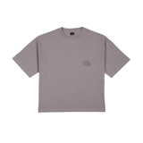 HOOD HOUSE TRIPLE STAR SS LIGHT GREY