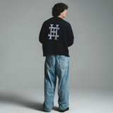 HOOD HOUSE DISTRESSED BLACK KNITWEAR